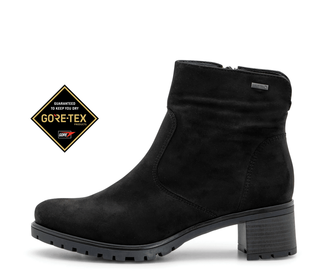 Ara Shoes Roselle Women's GORE-TEX® Zip Ankle Boot 35mm - Black 01 40517-01