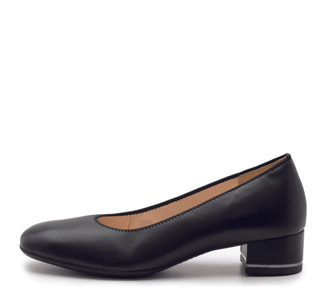 Ara Shoes Gabrielle Women's Block Heel Pump 35mm - Black 01 11838-01