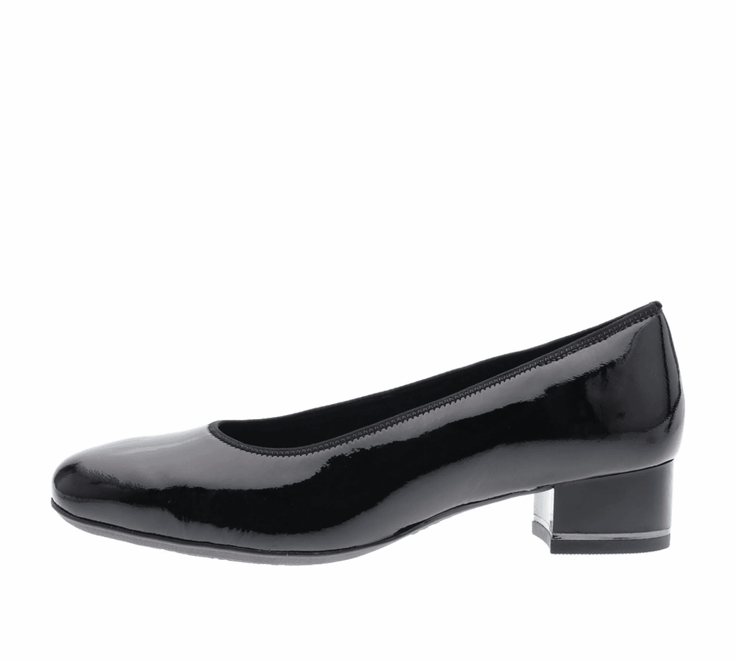 Ara Shoes Gabrielle Women's Block Heel Pump 35mm - Black 20 21838-20