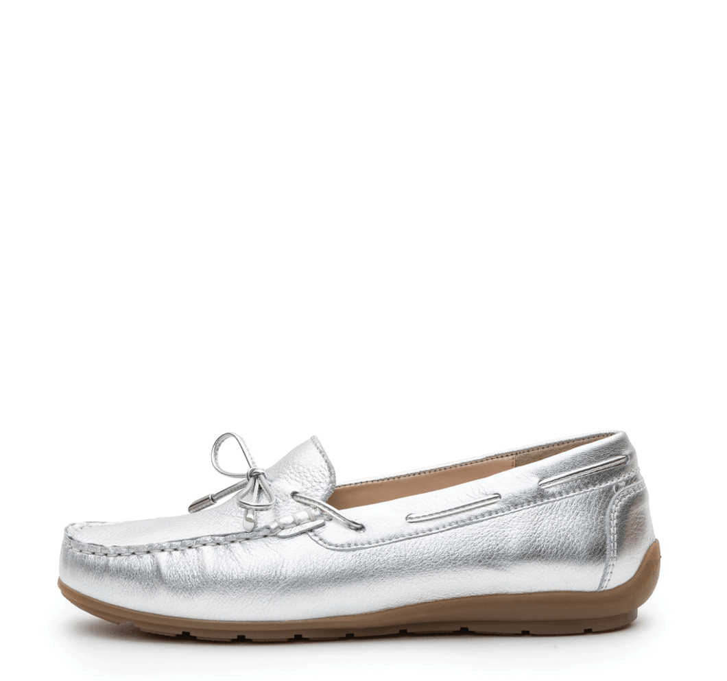 Ara Shoes Amarillo Women's Driving Moccasin - Silver 14 12-19212-14