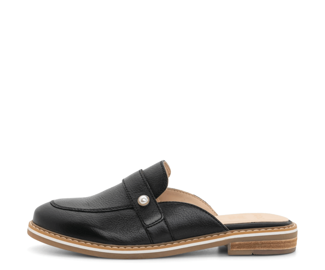Ara Shoes Kona Women's Loafer Mule - Black 81 12-11226-81