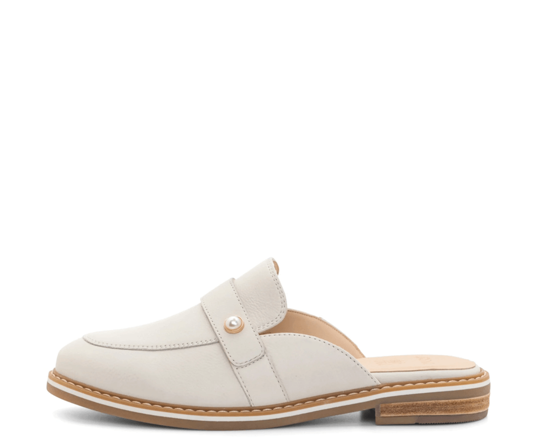 Ara Shoes Kona Women's Loafer Mule - Cream 89 12-11226-89
