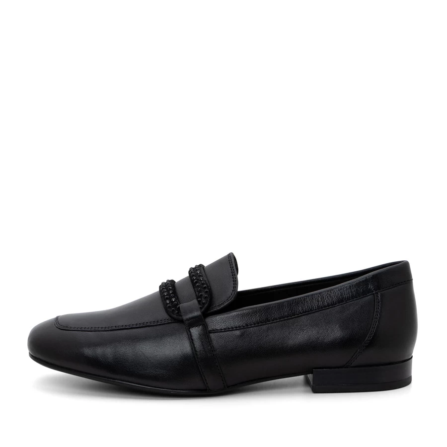Ara Shoes Lynda Rhinestone Buckle Loafer