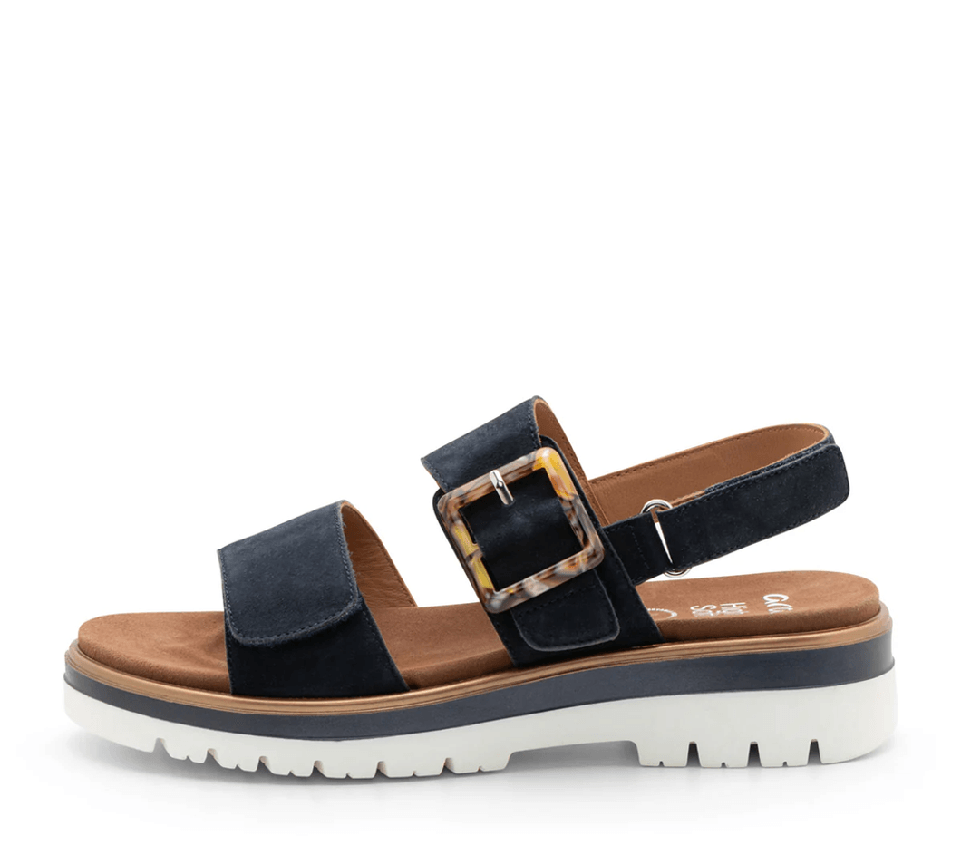 Ara Shoes Marbella Women's Adjustable Sandal - Navy 02 12-21003-02