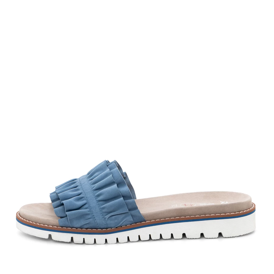 Ara Shoes Keyes Women's Ruffle Slide Sandal