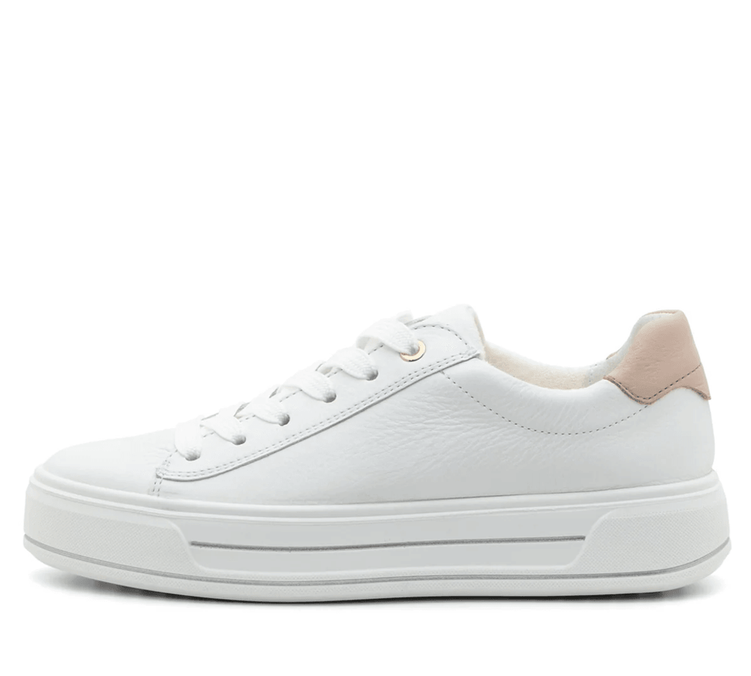Ara Shoes Carol Women's Platform Sneaker - White 04 12-23003-04