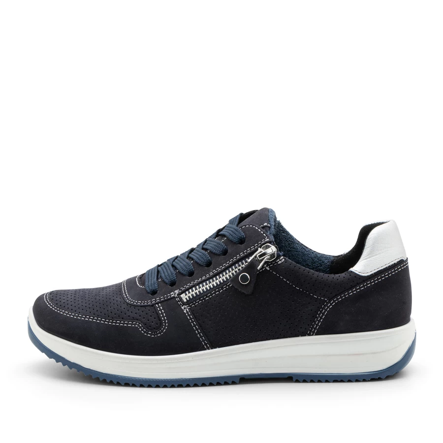 Ara Shoes Opal Women's Perforated Zip & Lace Sneaker